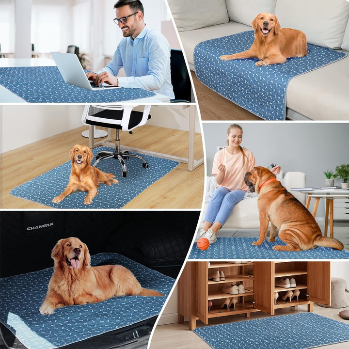 Waschbar Haustier-Urinunterlage, Hygieneunterlagen für Haustier, 90*80cm Wasserdichter Haustier Matt