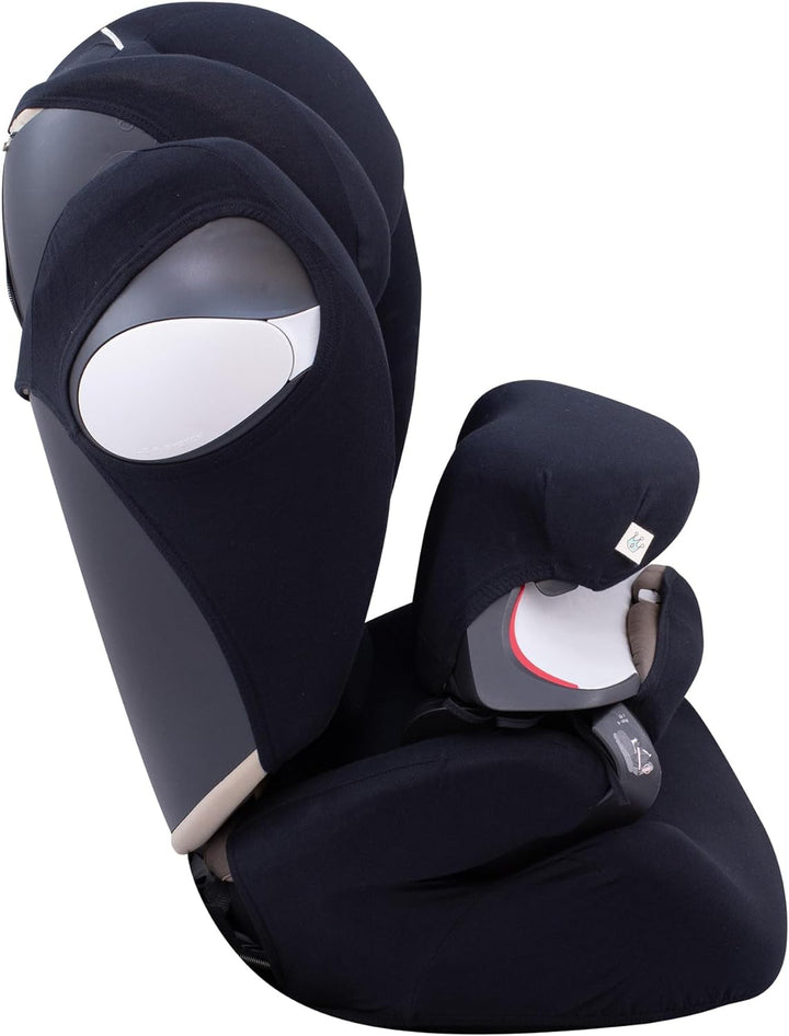 JYOKO Kids Bezug für Autositz kompatibel mit Cybex Pallas M (Black Series), Black Series