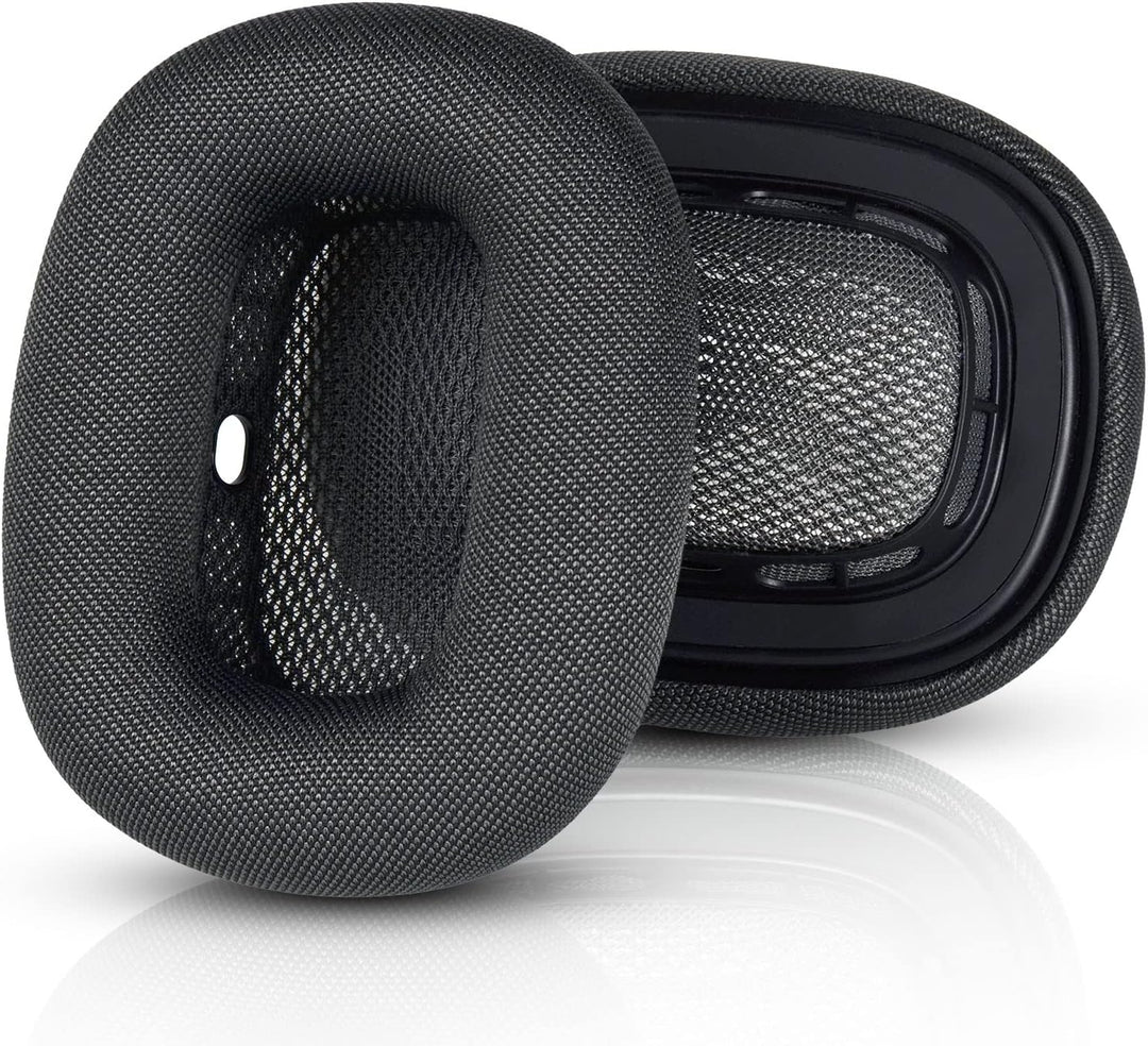 Airpods Max Ohrpolster, Ersatz-Ohrpolster für AirPods Max Kopfhörer, ein Strick-Mesh-Baldachin und M