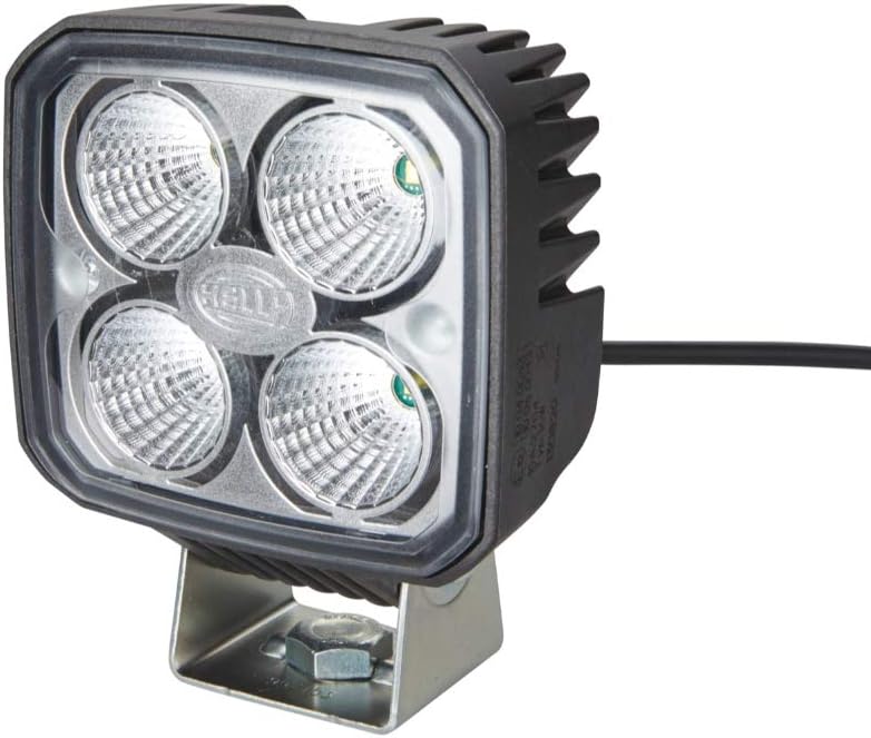 HELLA - LED-Arbeitsscheinwerfer - Q90 compact - 12/24V - 1GA 996 284-012 stehender Anbau mit Bügel w