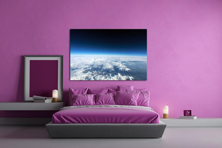 deyoli bemerkenswerte Atmosphäre mit Wolken Format: 80x60 als Leinwand, Motiv fertig gerahmt auf Ech
