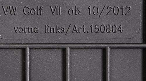 Fussmatten Vorne und Hinten 4er Set für Seat Leon 3 III 2012-2019 5F ST SC FR Cupra Gummi Gummimatte