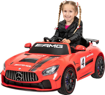 Actionbikes Motors Kinder Elektroauto Mercedes Benz AMG GT4 Sport Edition | 2,4 Ghz Fernbedienung -
