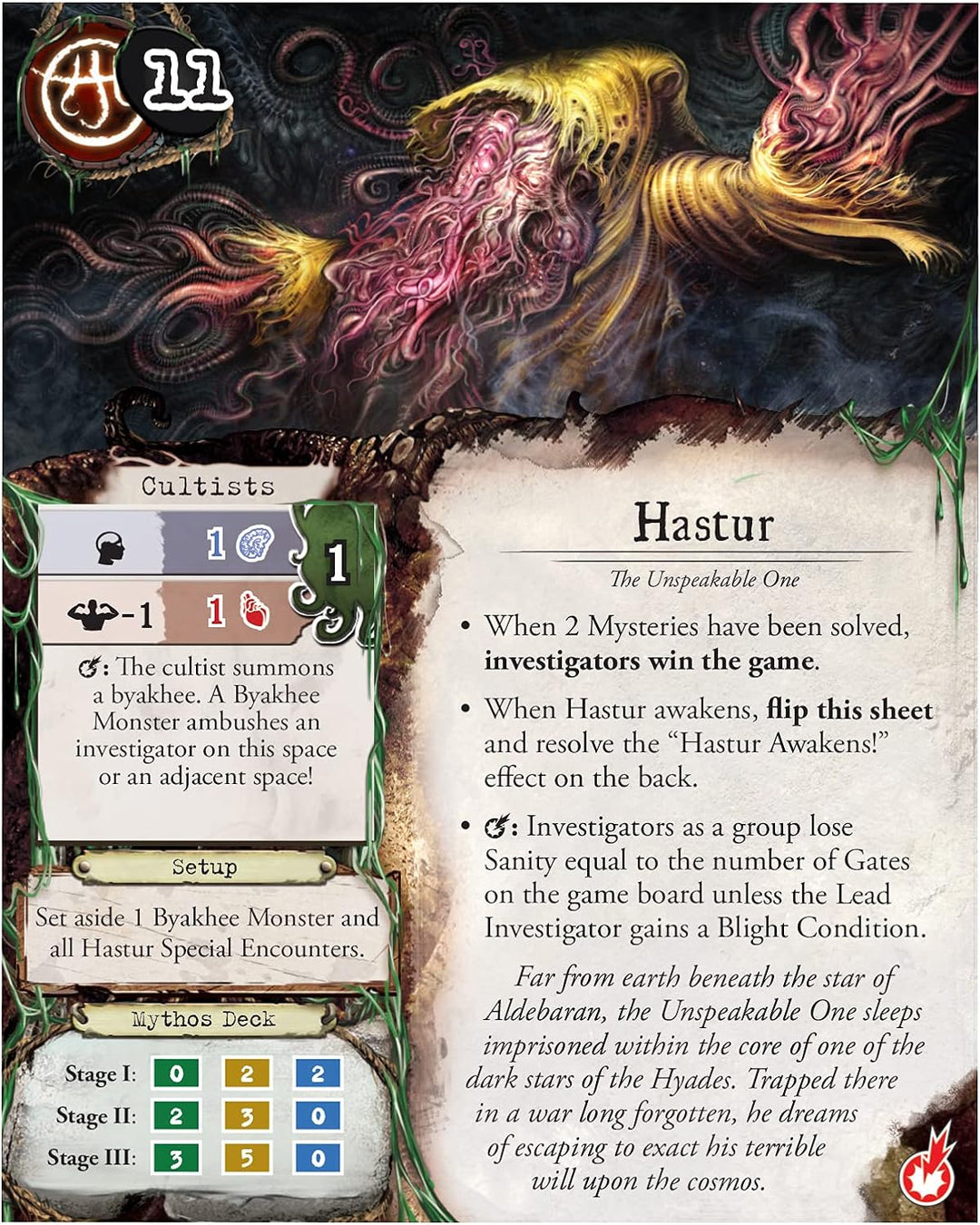 Fantasy Flight Games FFGEH06  Signs of Carcose Eldrith Horror Brettspielerweiterung, ENGL. Anzeichen