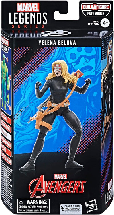 Hasbro Marvel Legends Series: Yelena Belova Black Widow Marvel Classic Comic, 15 cm grosse Action-Fi