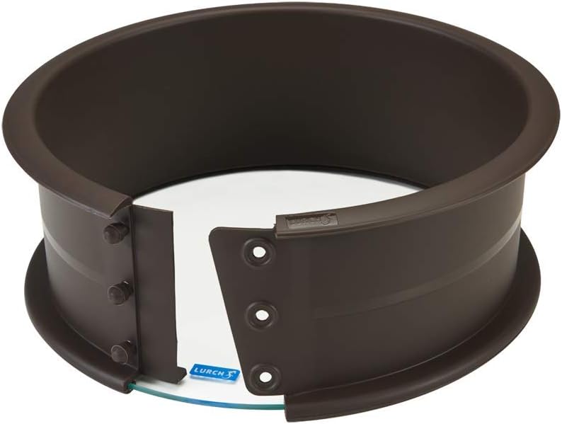Lurch 85041 FlexiForm Springform mit Glasboden / Backform aus 100% BPA-freiem Platin Silikon (Ø 20 c