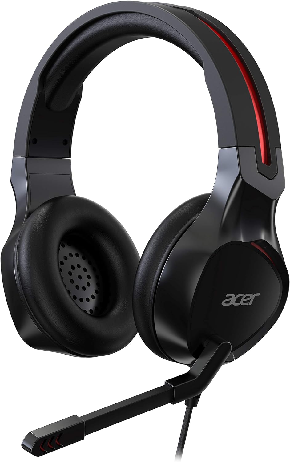 Acer Nitro Gaming Headset (anpassbares Kopfband, omnidirektionales Mikrofon, 100 dB Empfindlichkeit)