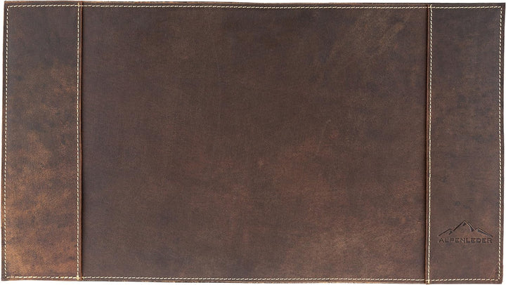 Alpenleder Schreibtischunterlage - PIEMONT (Handgefertigt) - Nachhaltiges Bio-Leder aus regionaler L