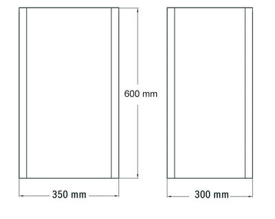 All Care 11063 Dutch Bins Edelstahl Offene Abfallbehälter, 65 Liter, Weiss 65 liters white, 65 liter