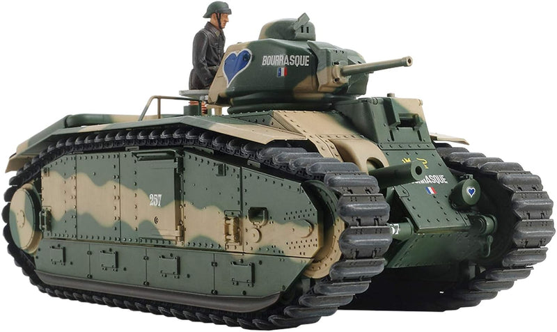 Tamiya 300030058 - 1:35 WWII französische Panzer B1 bis (motor.)