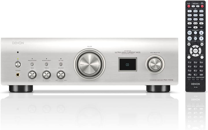 Denon PMA-1700NE HiFi Verstärker, 2x140W, eingebauter Phono-Vorverstärker, Hi-Res Zertifiziert, Adva