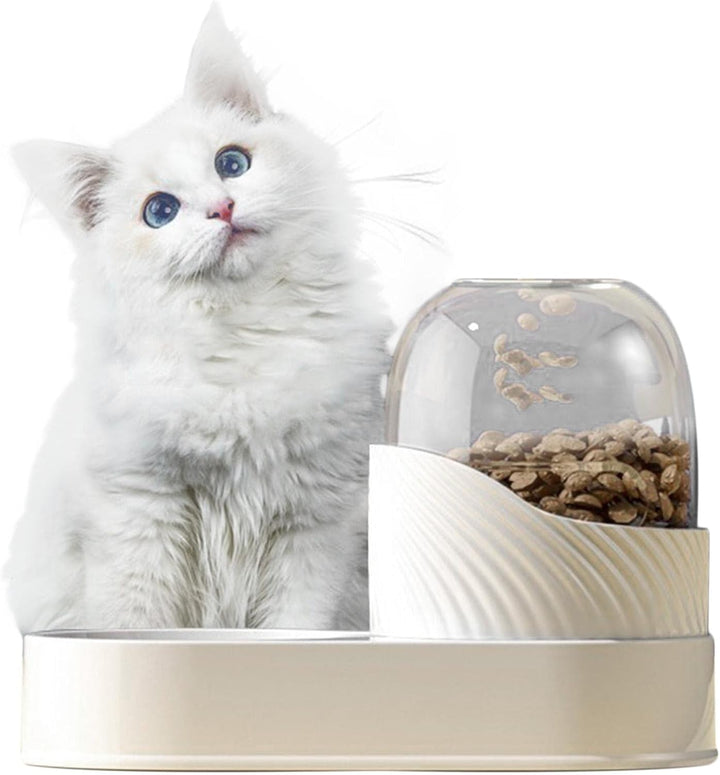 Futterspender Für Haustiere,Pets Cats Dogs Automatic Waterer and Food Feeder,Water Dispenser,Pet Aut