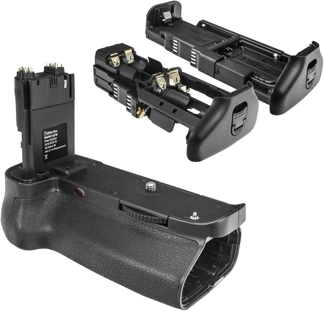 Akku-King Batteriegriff kompatibel mit Canon EOS 5D Mark III/Mark 3 - ersetzt BG-E11