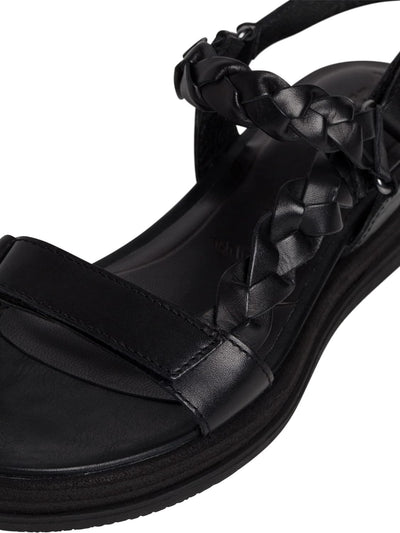 Tamaris Damen Sandalette 1-1-28263-30 36 EU Schwarz, 36 EU Schwarz