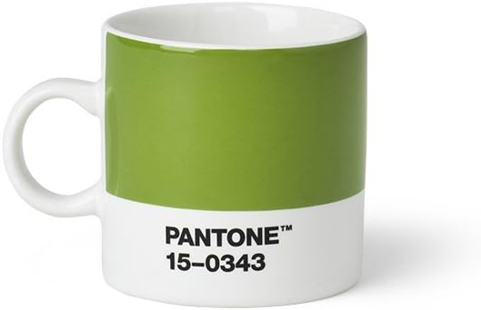 Pantone Porzellan Espressobecher 6er-Set, 6 Espressotassen à 120 ml, coffee, mit Henkel, spülmaschin