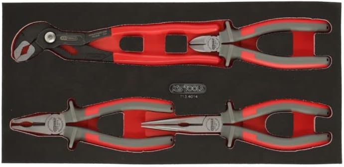 KS Tools 714.0114 Material-114 Werkzeuge 2 Schubladen für Werkstattwagen