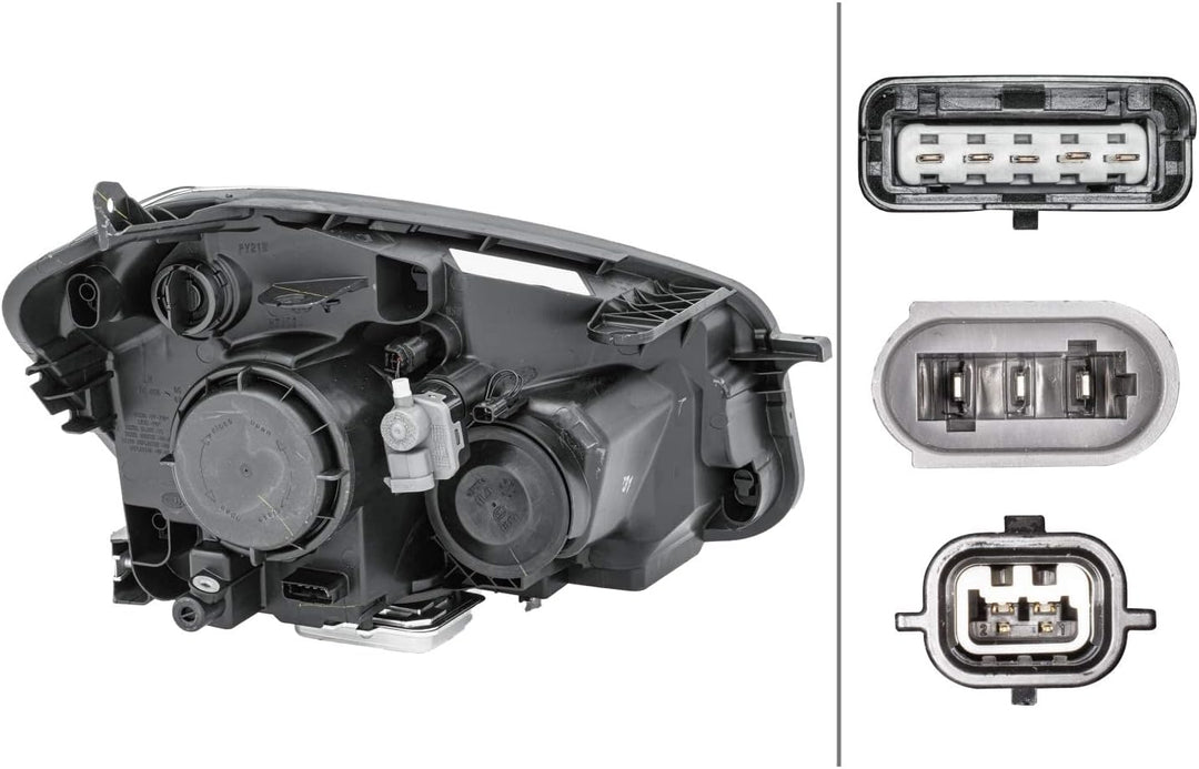 HELLA 1EL 010 335-251 Xenon-Hauptscheinwerfer - links - für u.a. Nissan Qashqai I (J10, NJ10, JJ10E)