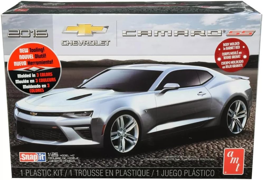Round2 AMT982M/12 1/25 2016er Chevy Camaro SS, Snap kit