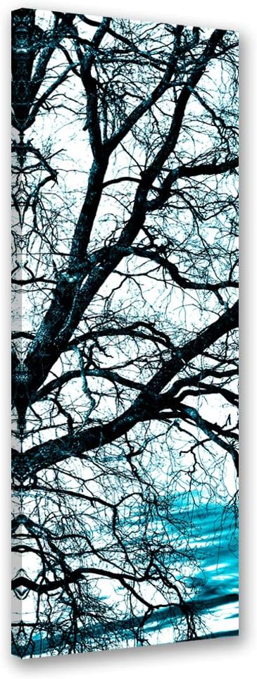 Feeby Vlies Leinwandbild Baum Zweige 60x150 cm Wand Bild Kunstdruck Deko Wohnzimmer Wohnungs Deko Na