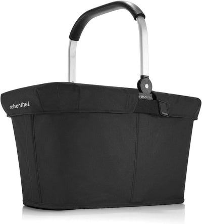 reisenthel Exklusiv-Set: carrybag black PLUS GRATIS carrybag-cover black, Black