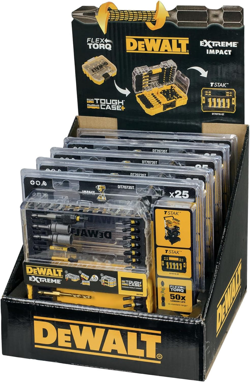 DEWALT Bohrer-Bit-Set 25-tlg. schlagf. HSS-G