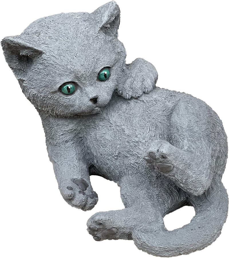 Stone and Style Steinfigur Katze Russisch Blau frostfest Steinguss