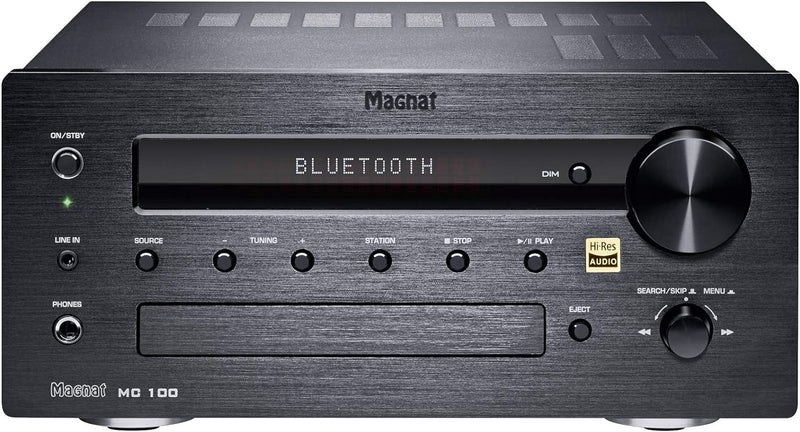 Magnat MC 100 | Kompakter High-End Stereo CD-Receiver mit Hi-Res Qualität | CD, DAB+, FM, Bluetooth®