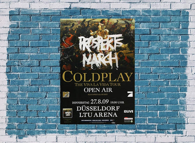 Coldplay - Düsseldorf, Düsseldorf 2009 » Konzertplakat/Premium Poster | Live Konzert Veranstaltung |