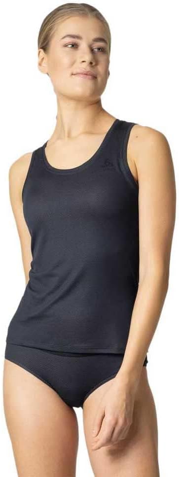 Odlo Damen Active F-Dry Light Eco_141291 Funktionsunterwäsche Tanktop (1er Pack) XS Dark Sapphire, X