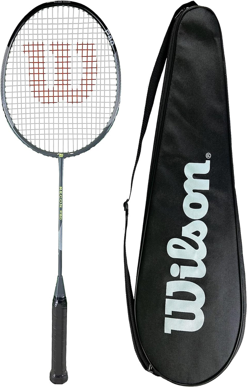 Wilson Recon 80 Badmintonschläger inkl. Badminton-Schutzhülle in voller Länge