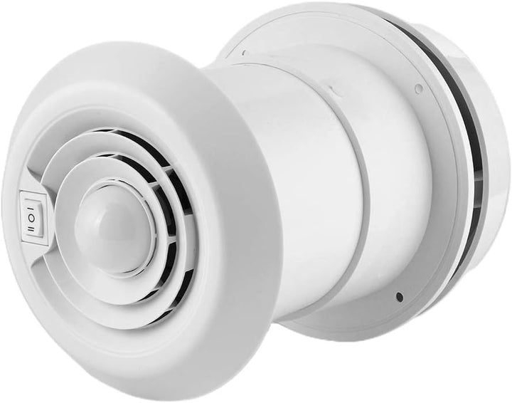 EVGATSAUTO RV Dachlüftung, 12V Dachventilator 5000R/mini LED Luftdecke Lüftungsgitter Rund für Wohnm
