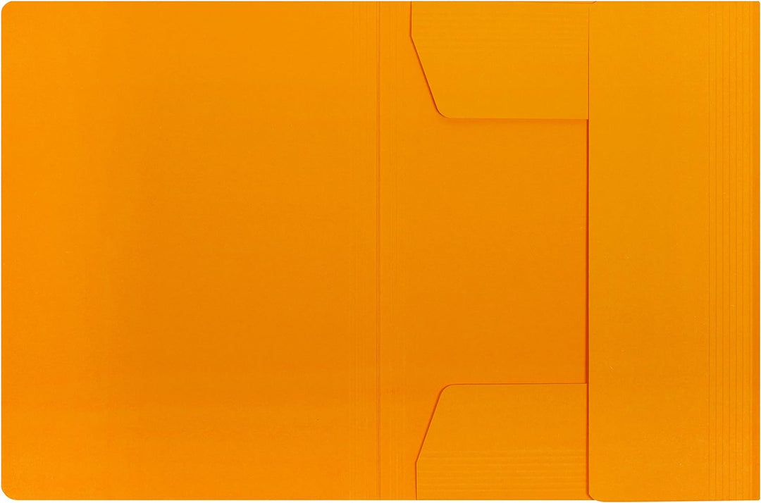 ELBA Sammel-Mappe chic, für A4, aus Karton, 3 Innenklappen, gelb, 25er Pack gelb Sammelmappe chic, g