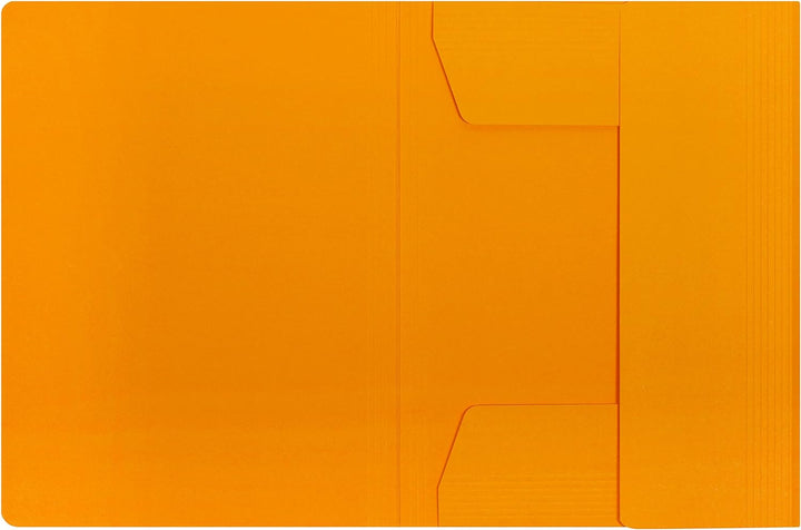 ELBA Sammel-Mappe chic, für A4, aus Karton, 3 Innenklappen, gelb, 25er Pack gelb Sammelmappe chic, g