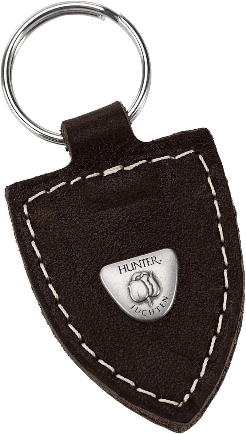 HUNTER TARA ALU-STRONG Hundehalsung, Hundehalsband, Leder, rustikal, robust, XL, dunkelbraun dunkelb