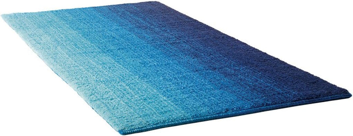 Dyckhoff Badteppich Colori, Blau, 55 x 65 cm, 100% Bio Baumwolle, GOTS 55 x 65 cm Blau, 55 x 65 cm B