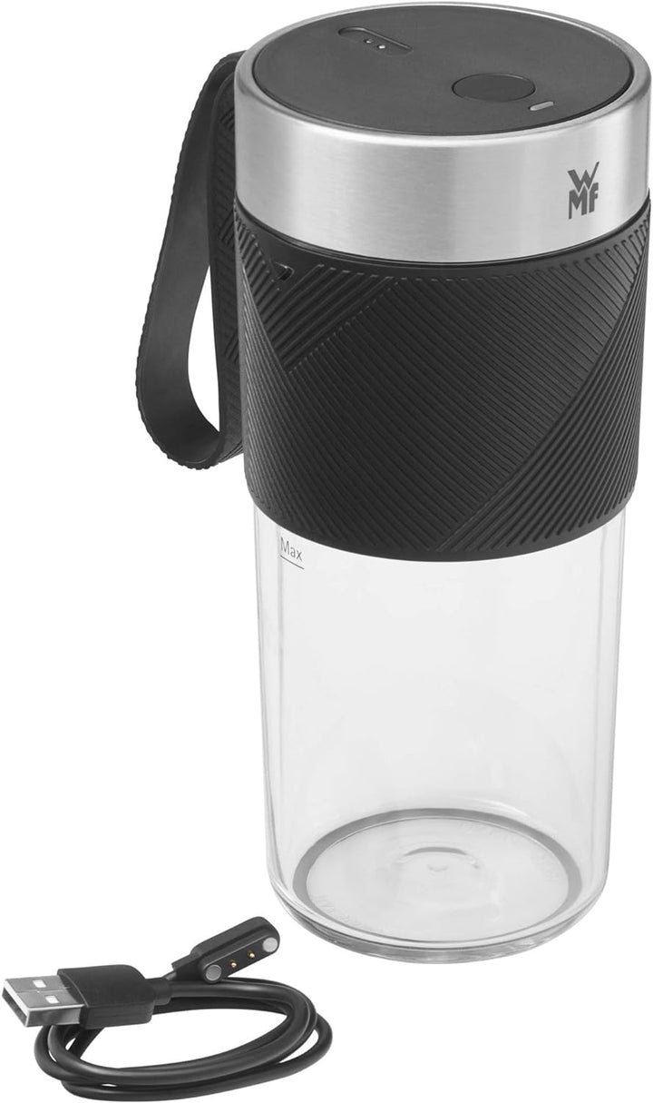 WMF Küchenminis Salat-to-go (150 W, elektrischer Gemüseschneider, 5 Einsätze) & Küchenminis Mix on t