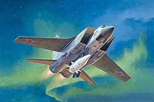 Trumpeter 001697 1/72 MiG 31 BM mit KH-47M2 Modellbausatz, Modellbauzubehör, Mehrfarbig