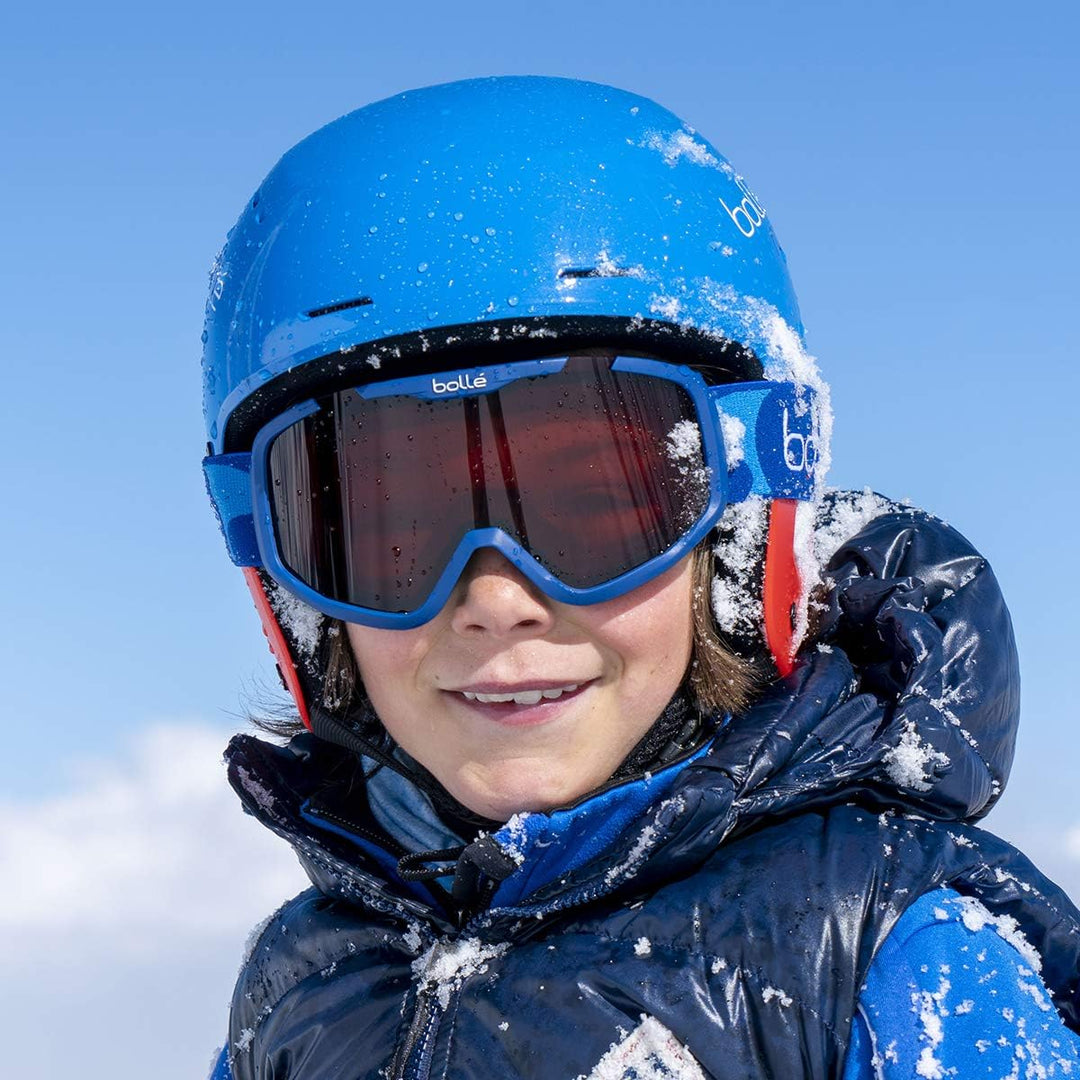 bollé - ROCKET Blue Aerospcae Matte - Rosy Bronze Kat 3, Skibrille, Medium, Unisex Kinder