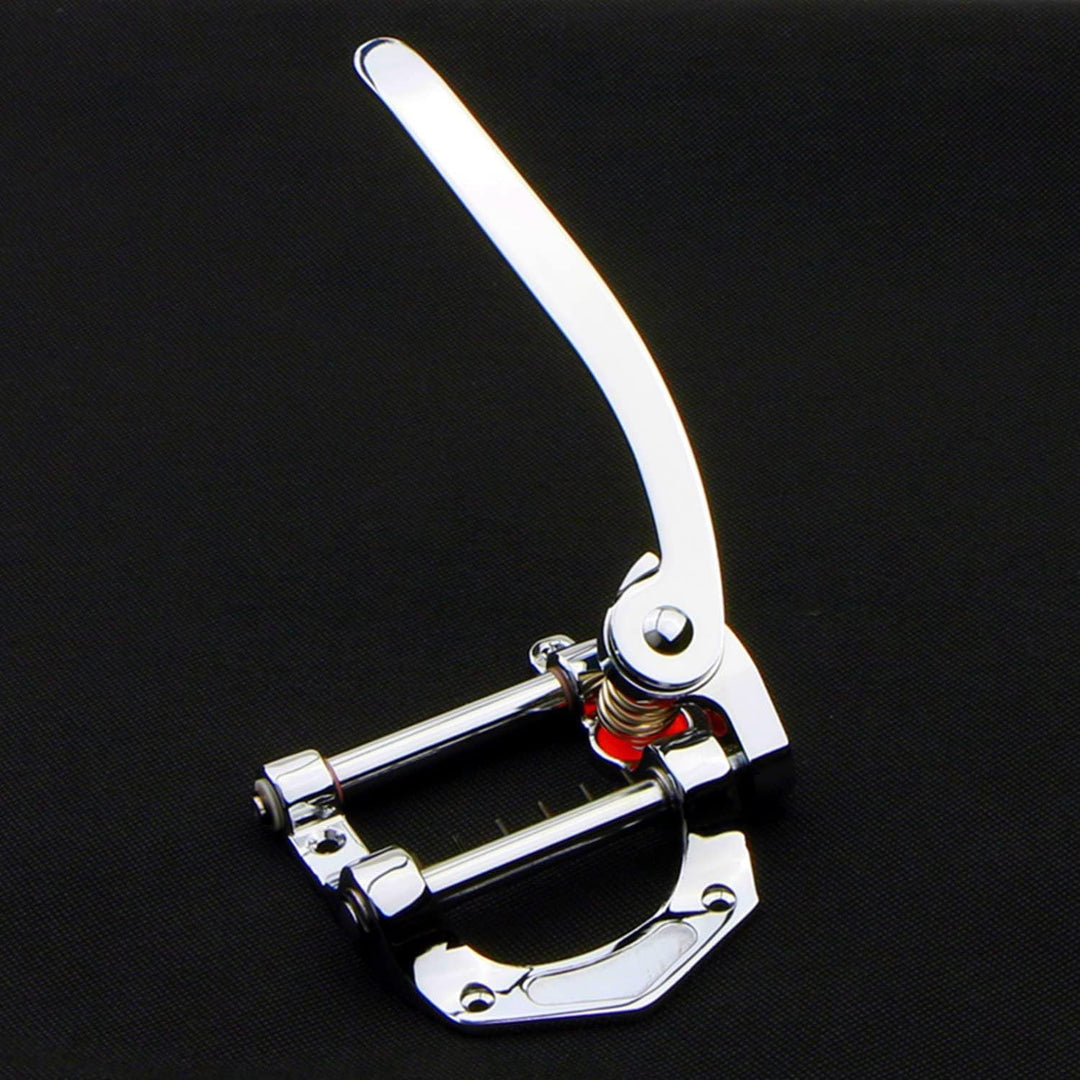 Pxyelec Gitarre Vibrato Saitenhalter Tremolo, Flat Top Body Tremolo Einheit Vibrato Bridge für Tele,
