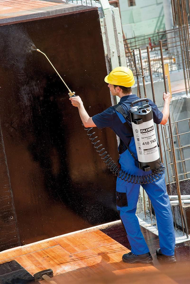 GLORIA Hochleistungssprühgerät 410 TKS Profiline | 10 L Füllinhalt | Profi-Drucksprüher aus Stahl |