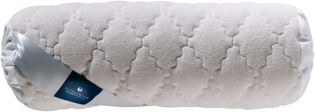 Billerbeck Rosshaar-Kissen | Bilind | 40 x 15 cm | Nackenrolle | hohe Elastizität | Feste Stützkraft