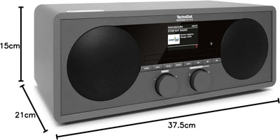 TechniSat DIGITRADIO 451 CD IR - Digital und Internetradio mit CD-Player (DAB+, UKW, Stereo, AUXin,