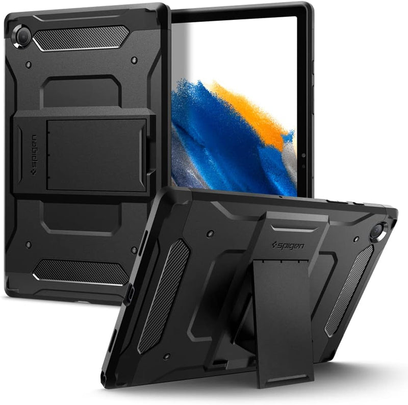 Spigen Tough Armor Pro Kompatibel mit Samsung Galaxy Tab A8 10.5" (2021) - Schwarz