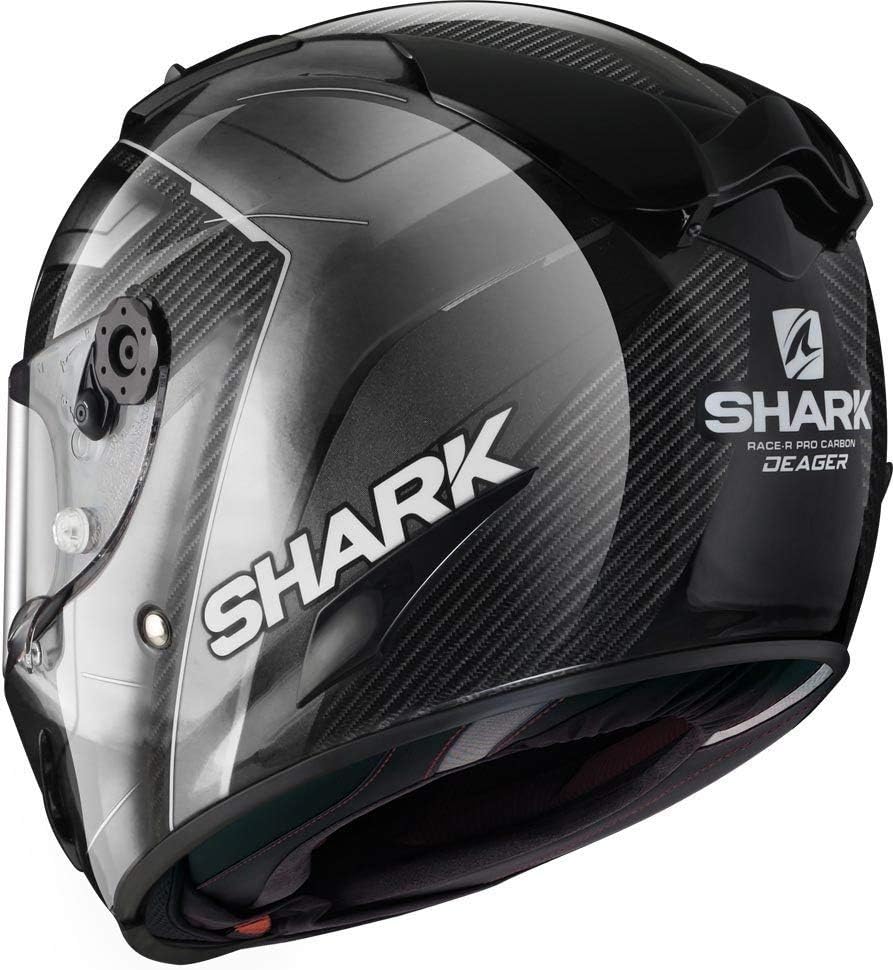 Shark Race-R Pro Carbon Deager Motorradhelm Noir/Blanc M, Noir/Blanc M