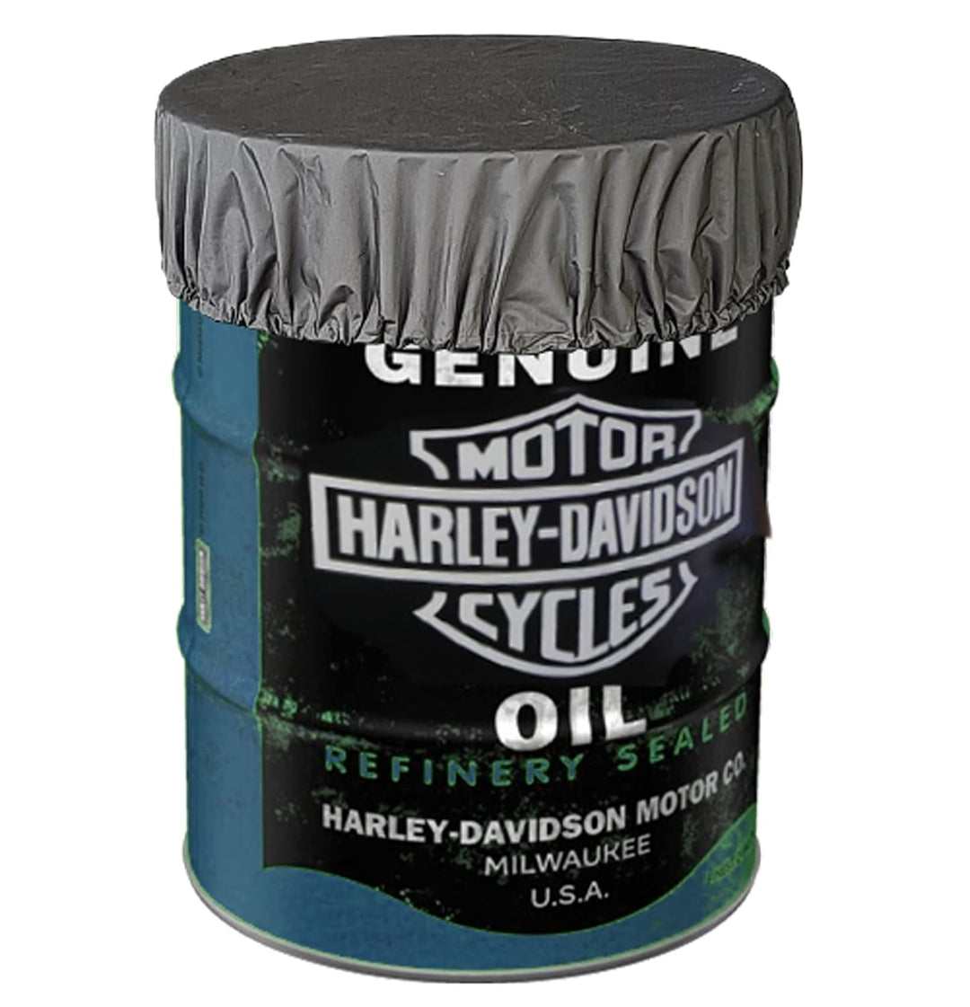 QUICK STAR 2 Stück Fasshaube 60cm aus Polyester PVC Schutzhülle Ölfass Regentonne Stahlfass Fassabde