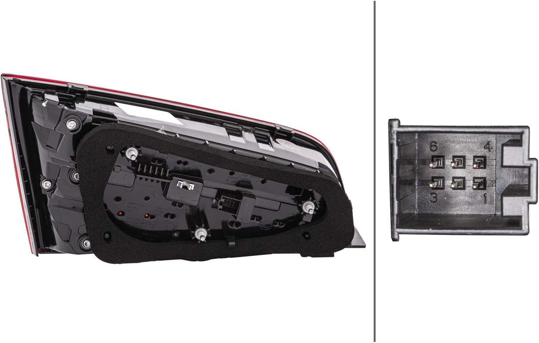 HELLA 2SV 012 837-101 Heckleuchte - LED - innerer Teil - rechts - für u.a. Audi A3 Sportback (8Va, 8