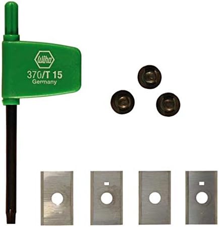 FESTOOL Ersatzwendeplatten zu Nutfräser 50 x 5,4 x 1,1 mm, Inhalt 4 Stück,491389, 50 x 5,4 x 1,1 mm