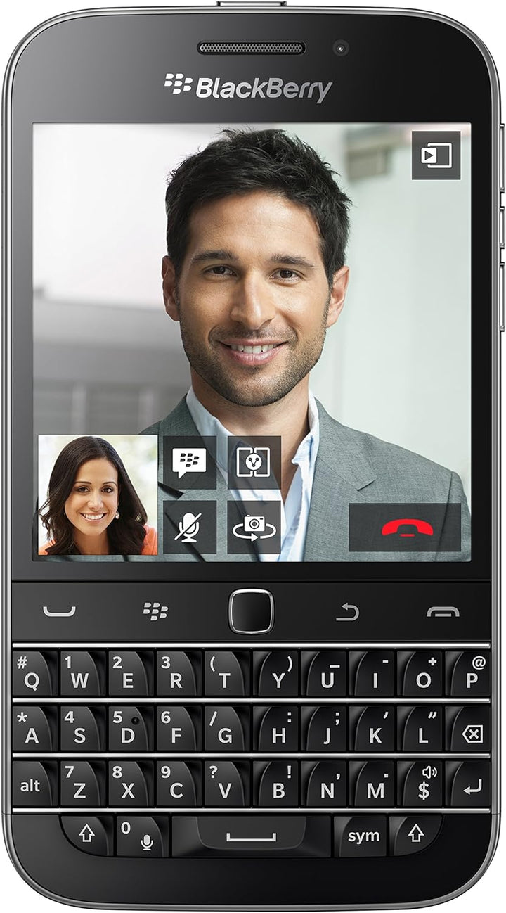 BlackBerry Classic entsperrtes Smartphone, Bildschirm: 8,89 cm (3,5 Zoll), Farbe: Schwarz, Import au
