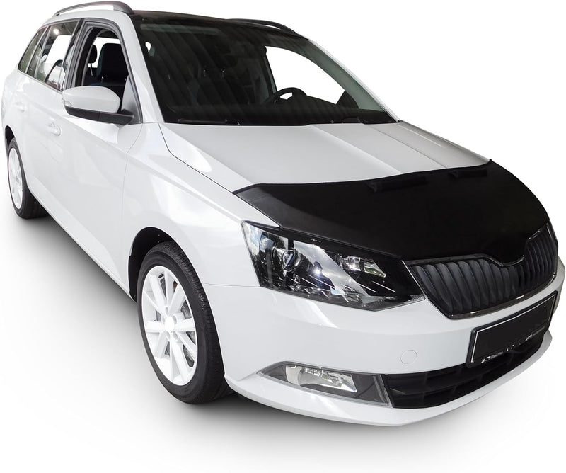 AB-00831 Carbon Optik Auto Bra kompatibel mit Skoda Fabia 3 III Typ NJ 2014-2021 Haubenbra Steinschl