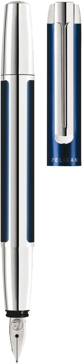Pelikan P40 Pura blue-silver B Etui